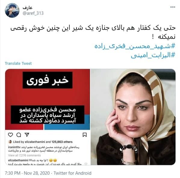 کاربران شبکه اجتماعی الیزابت امینی بازیگر وطن فروش را با خاک یکسان کردند + عکس کاربران شبکه اجتماعی الیزابت امینی بازیگر وطن فروش را با خاک یکسان کردند + عکس